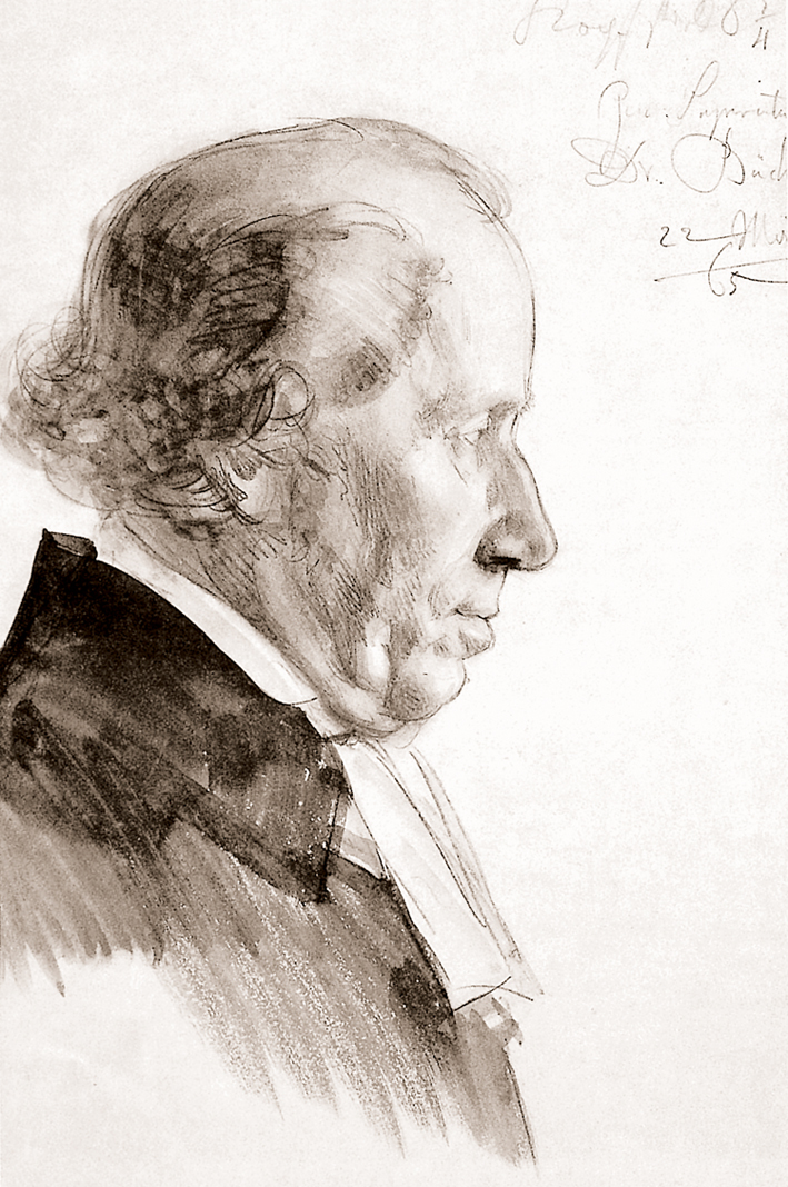  Adolpyh Von Menzel —— 布格塞尔将军的肖像